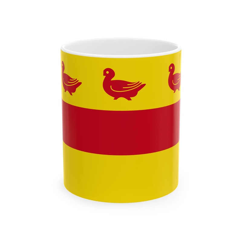 Sombreffe vlag (Belgium) White Coffee Mug