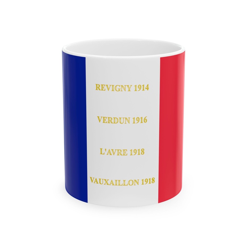 165e regiment dinfanterie-drapeau (France) White Coffee Mug