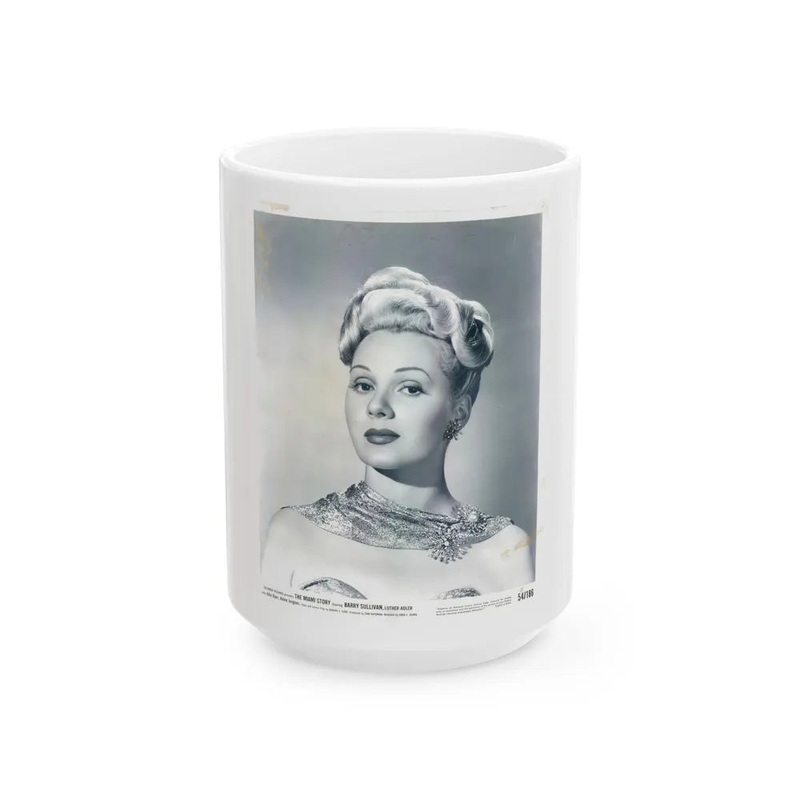 Adele Jergens #151 (Vintage Female Icon) White Coffee Mug