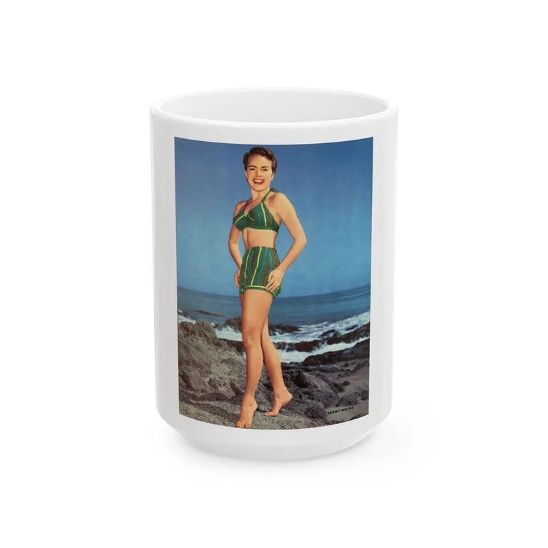Terry Moore #322 – Photplay Pin-Ups (Vintage Female Icon) White Coffee Mug