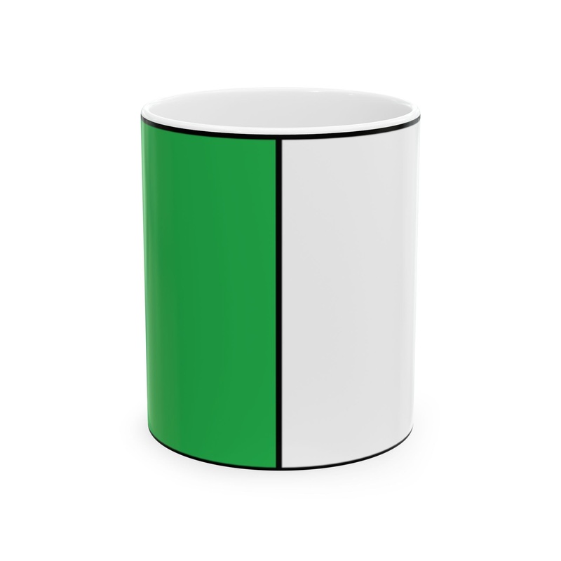 Vlag Mazenzele (Belgium) White Coffee Mug