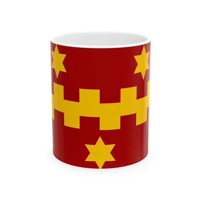 Vleteren vlag (Belgium) White Coffee Mug