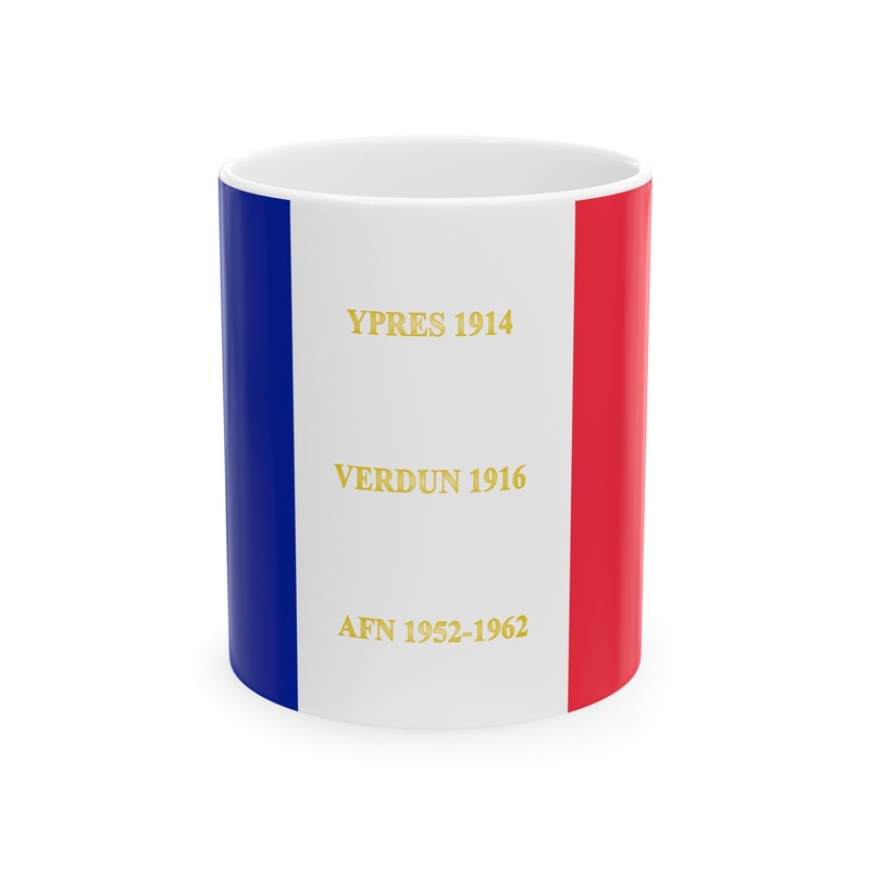 157e regiment dinfanterie de ligne-drapeau (France) White Coffee Mug