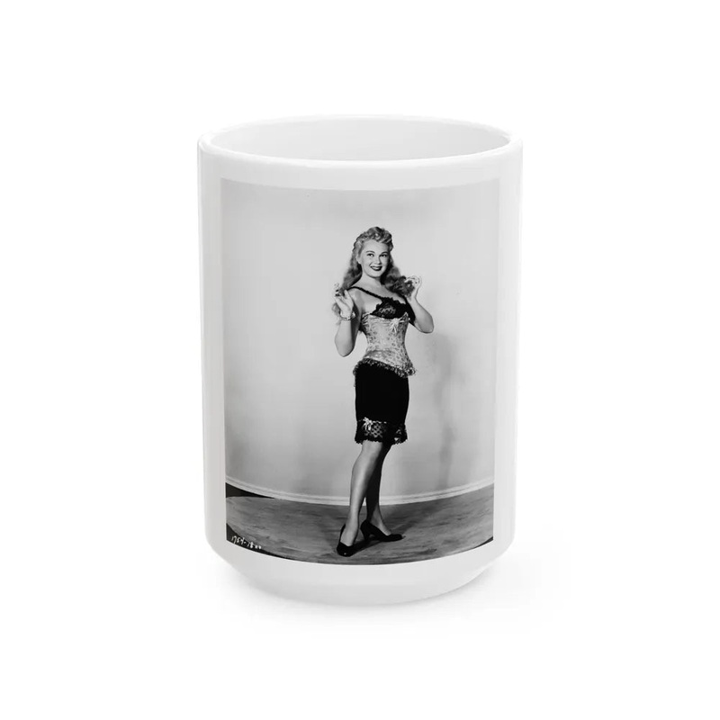 Adele Jergens #166 (Vintage Female Icon) White Coffee Mug
