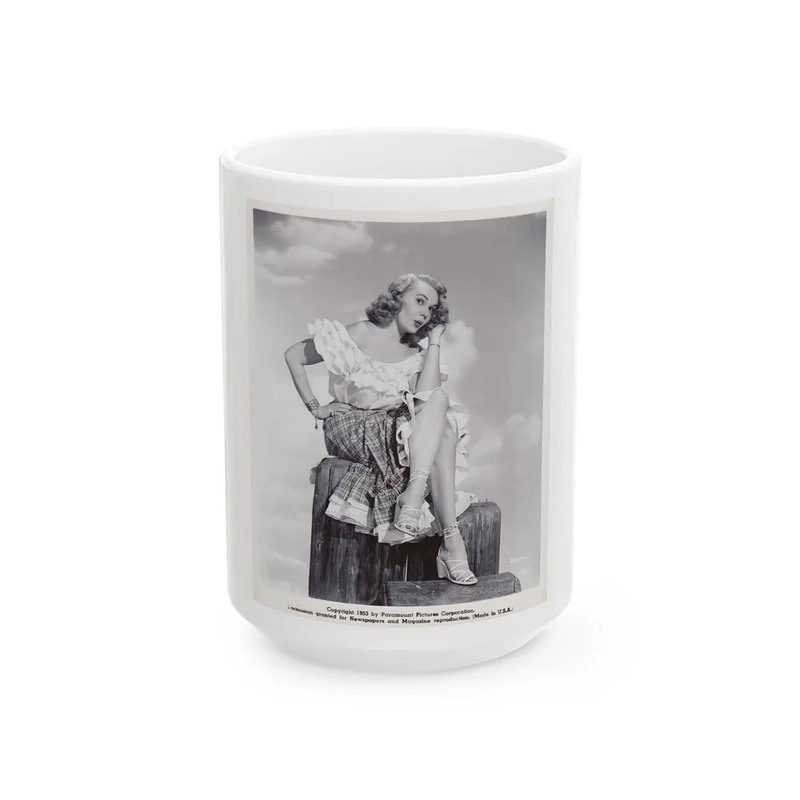 Adele Jergens #179 (Vintage Female Icon) White Coffee Mug