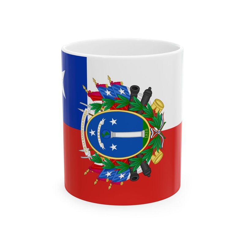 State Ensign of Chile 1819-1834 (Chile) White Coffee Mug