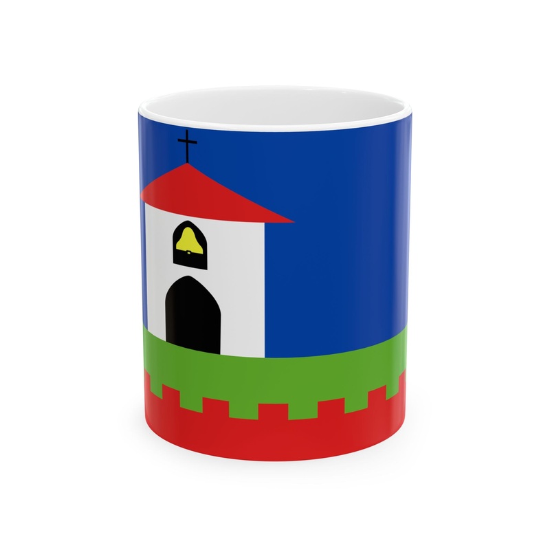 Vlajka obce Mutkov (Czech Republic) White Coffee Mug