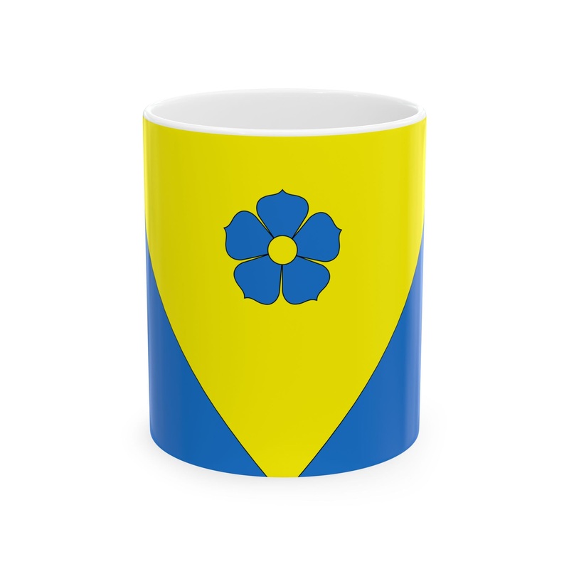 Saarepeedi-valla-lipp (Estonia) White Coffee Mug