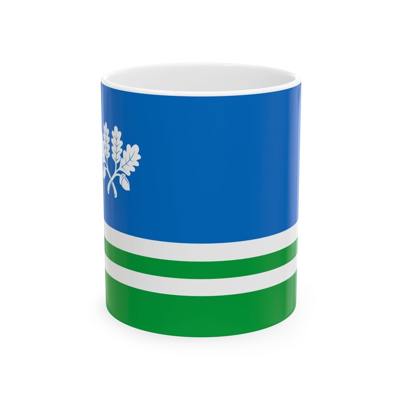 Tapa valla lipp (Estonia) White Coffee Mug