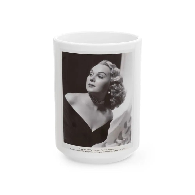 Adele Jergens #183 (Vintage Female Icon) White Coffee Mug