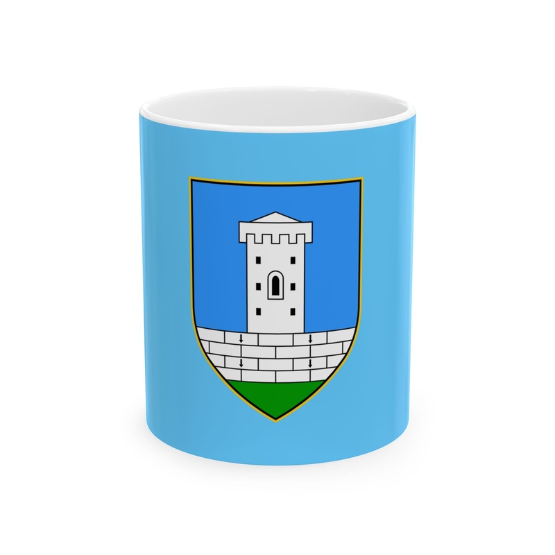Zastava Tinjana (Croatia) White Coffee Mug