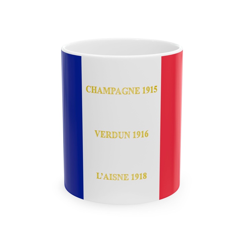 24e regiment de tirailleurs tunisiens – drapeau (France) White Coffee Mug