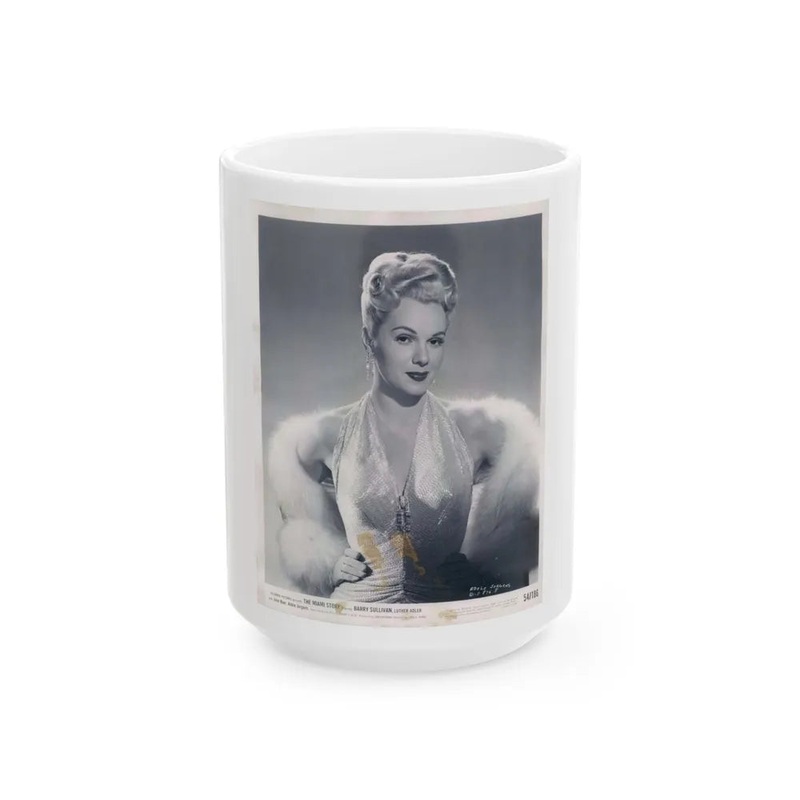 Adele Jergens #121 (Vintage Female Icon) White Coffee Mug