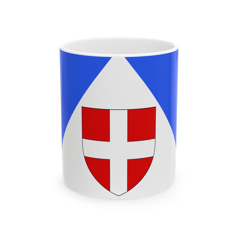 Proposition de drapeau fr departement Haute-Savoie (France) White Coffee Mug