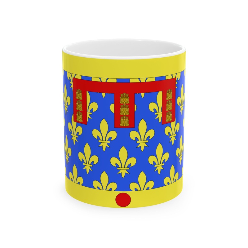 Unofficial Flag of Pas-De-Calais (France) White Coffee Mug