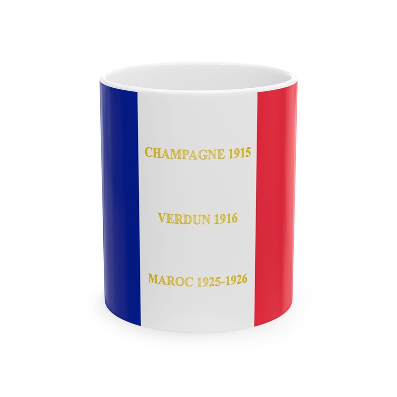 23e regiment de tirailleurs algeriens-drapeau (France) White Coffee Mug