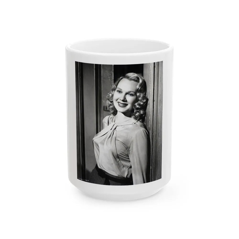 Adele Jergens #122 (Vintage Female Icon) White Coffee Mug