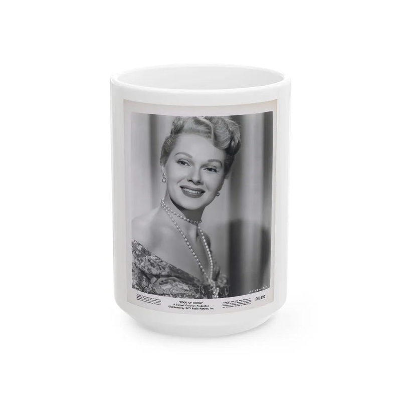 Adele Jergens #195 (Vintage Female Icon) White Coffee Mug