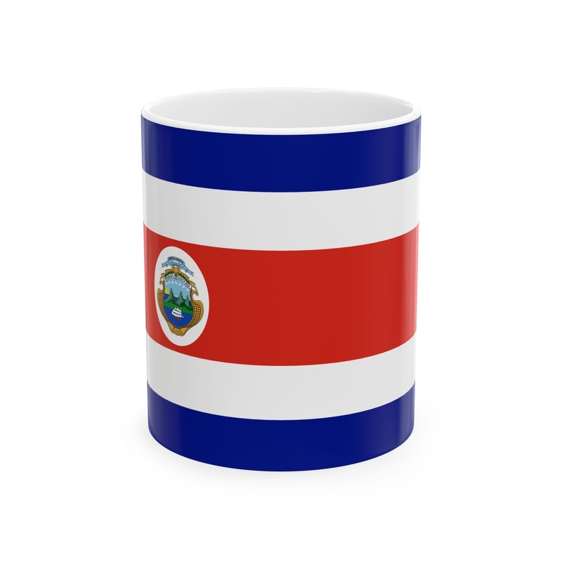 State Flag of Costa Rica 1964-1998 (Costa Rica) White Coffee Mug