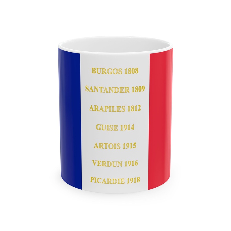 119e regiment dinfanterie de ligne-drapeau (France) White Coffee Mug