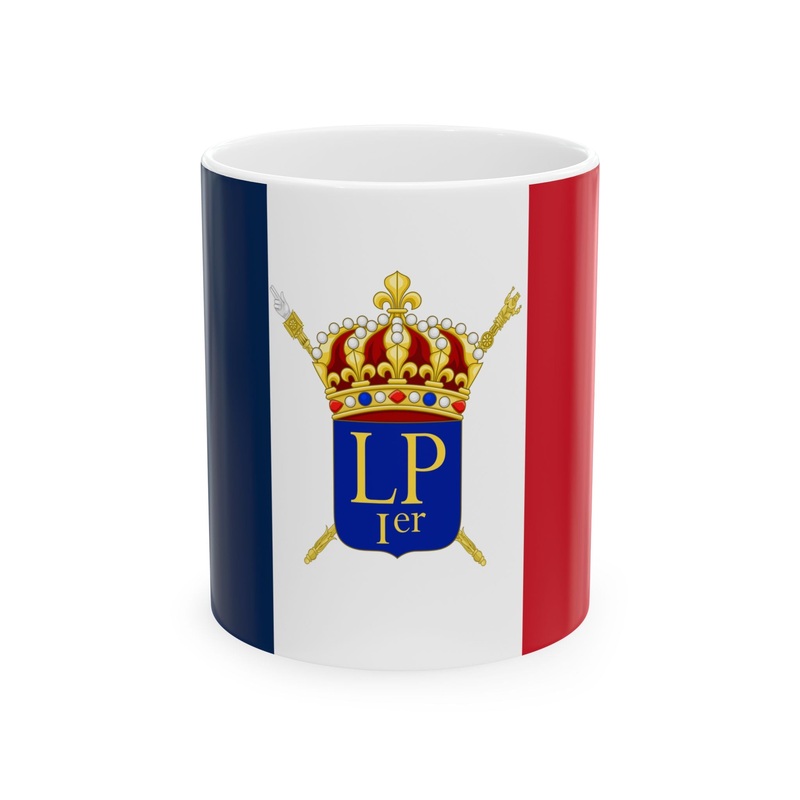 Royal Standard of Louis-Philippe I of France 1830-1848 (France) White Coffee Mug