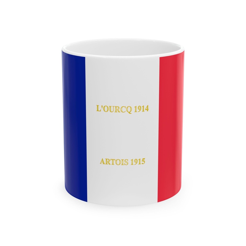 231e regiment dinfanterie-drapeau (France) White Coffee Mug