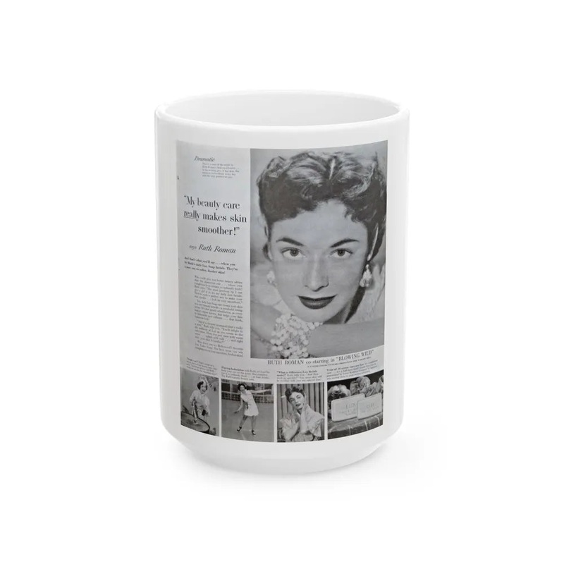 Ruth Roman #93 – Soap Add (Vintage Female Icon) White Coffee Mug