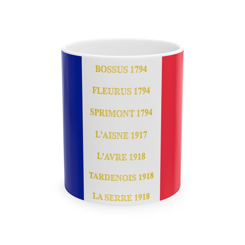172e regiment dinfanterie de ligne-drapeau (France) White Coffee Mug