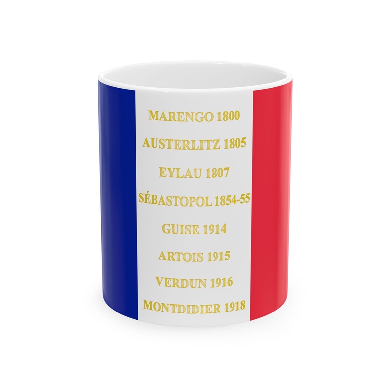 28e regiment dinfanterie de ligne – drapeau (France) White Coffee Mug