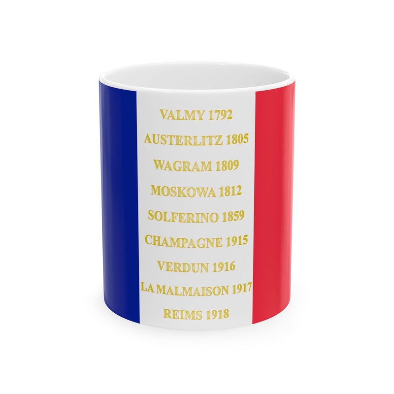 30e regiment dinfanterie de ligne – drapeau (France) White Coffee Mug