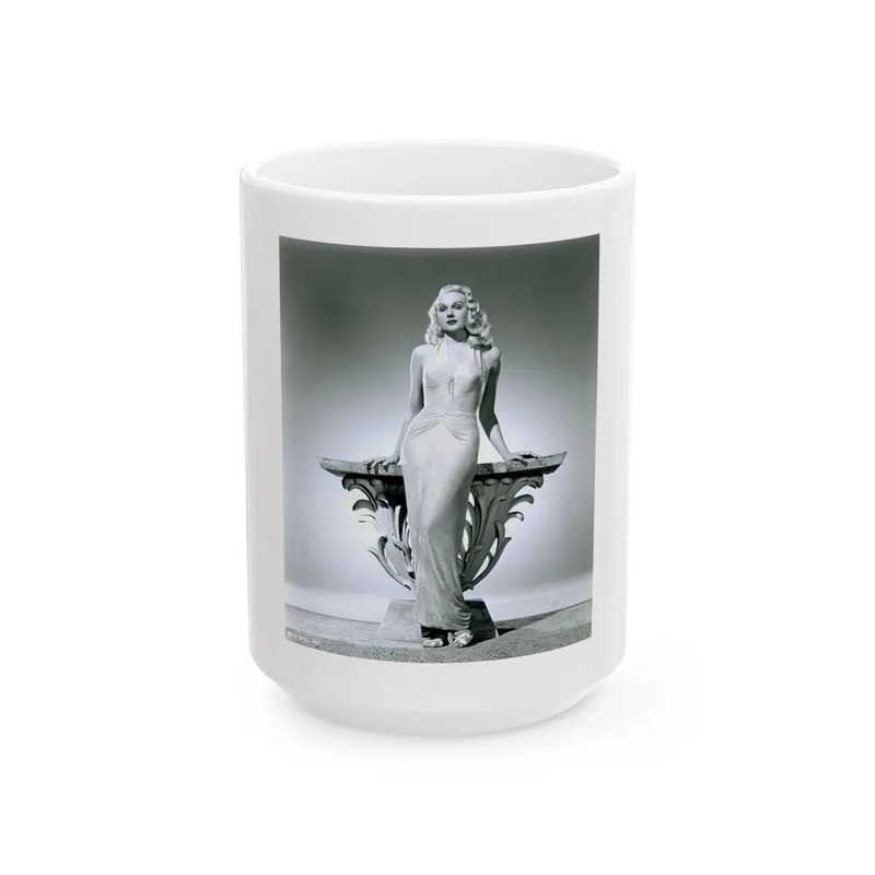 Adele Jergens #137 (Vintage Female Icon) White Coffee Mug