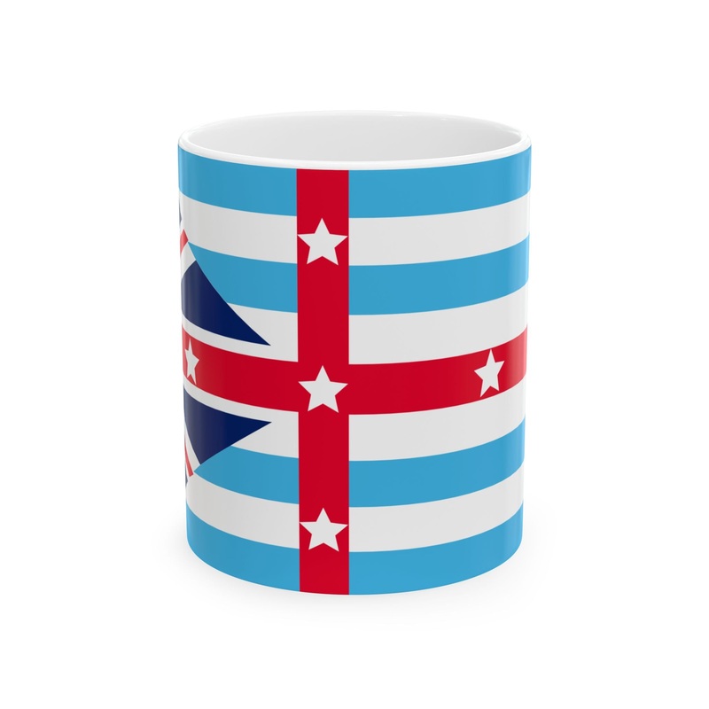 River Eden Flag (Australia) White Coffee Mug