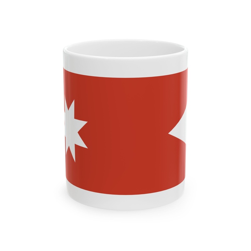 Standard of the Toqui (Chile) White Coffee Mug