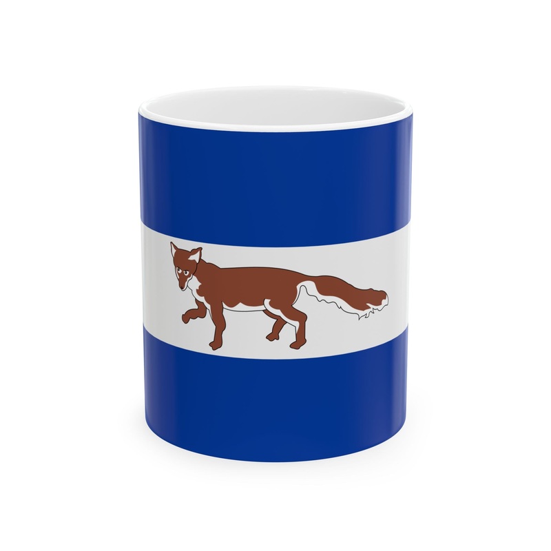 Vosselaar vlag (Belgium) White Coffee Mug