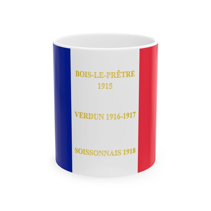 167e regiment dinfanterie-drapeau (France) White Coffee Mug