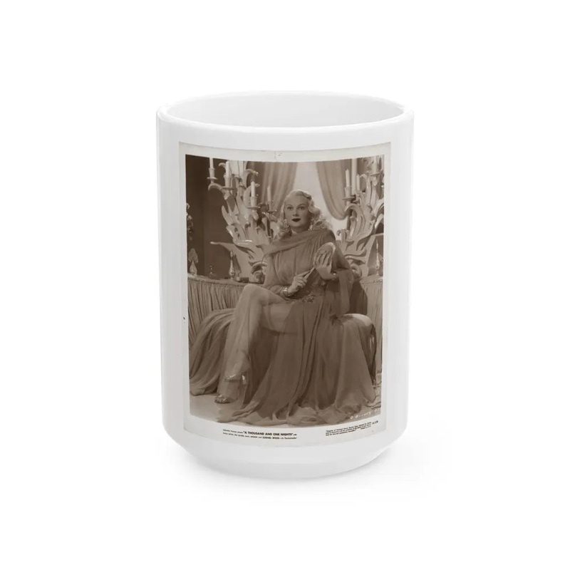 Adele Jergens #143 (Vintage Female Icon) White Coffee Mug