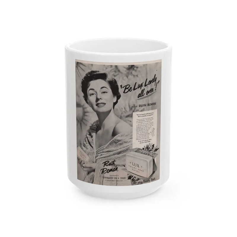 Ruth Roman #92 – Soap Add (Vintage Female Icon) White Coffee Mug