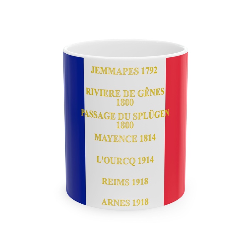 104e regiment dinfanterie de ligne -drapeau (France) White Coffee Mug