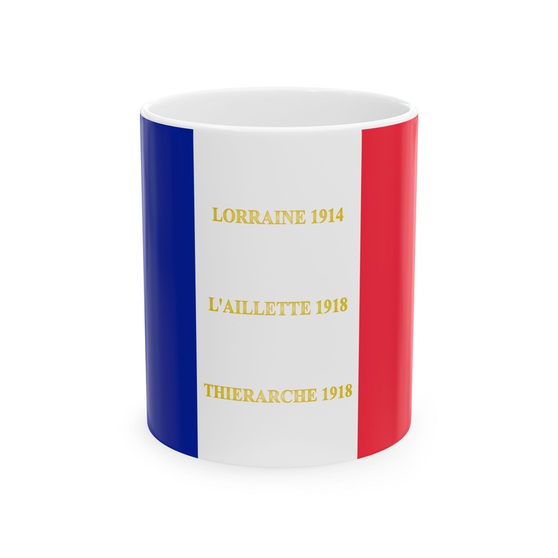 232e regiment dinfanterie-drapeau (France) White Coffee Mug