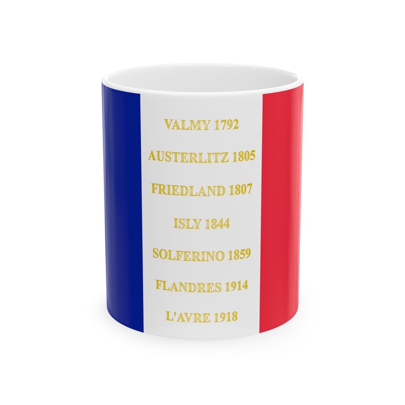 2e regiment de hussards-drapeau (France) White Coffee Mug