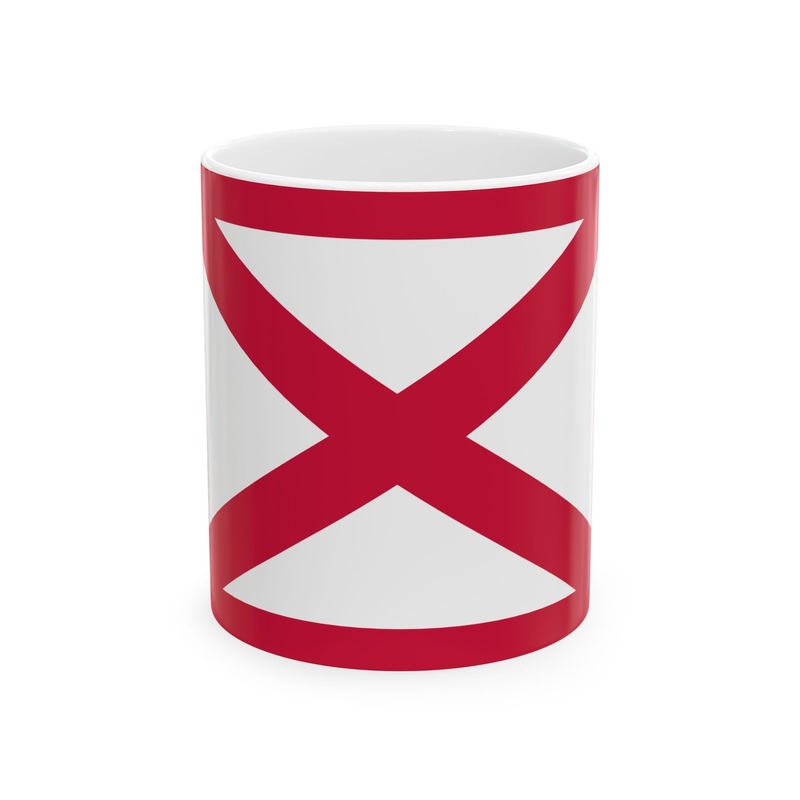 Royal Standard of Uvea 1858-1887 (France) White Coffee Mug