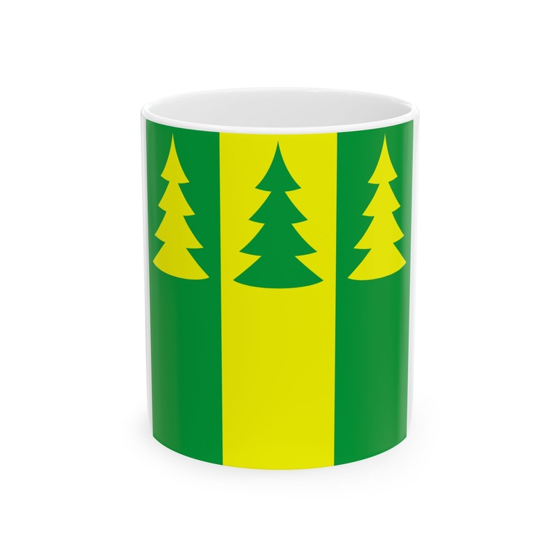 Saarde valla lipp (Estonia) White Coffee Mug