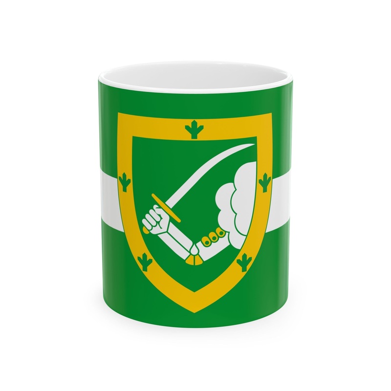 Valga valla lipp (Estonia) White Coffee Mug