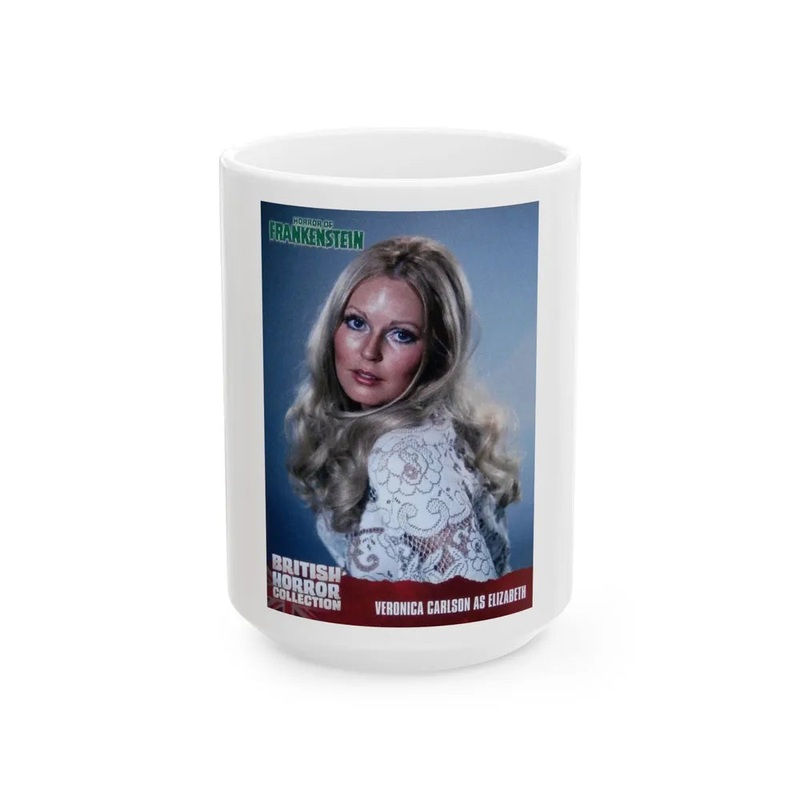 Veronica Carlson #105 (Vintage Female Icon) White Coffee Mug