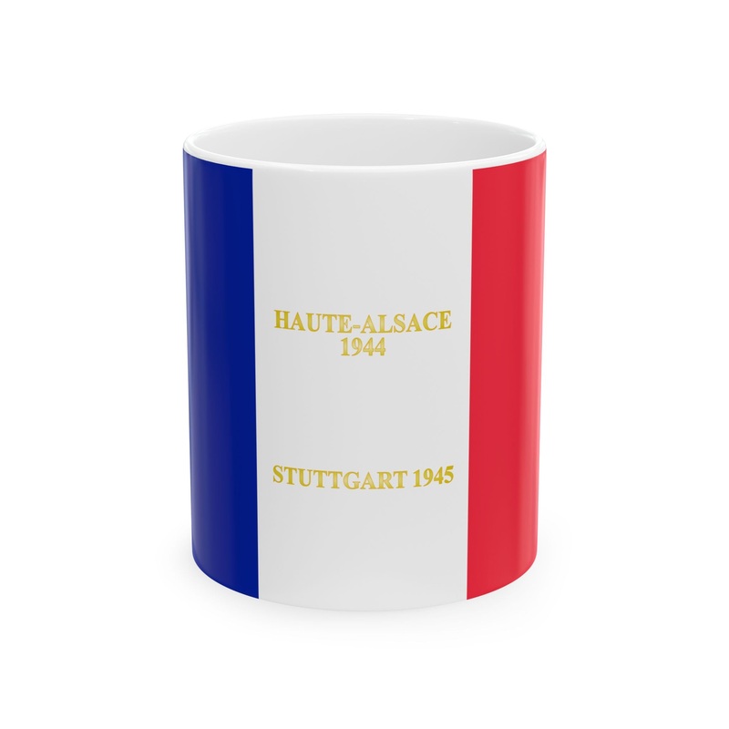 11e regiment de chasseurs dAfrique-drapeau (France) White Coffee Mug
