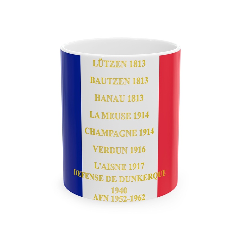 137e regiment dinfanterie de ligne-drapeau (France) White Coffee Mug