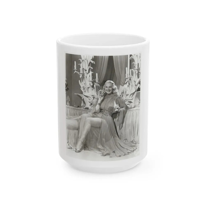 Adele Jergens #205 (Vintage Female Icon) White Coffee Mug