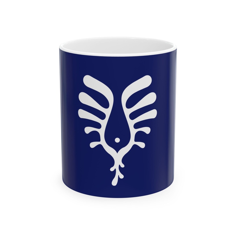The Nunavik flag (Canada) White Coffee Mug