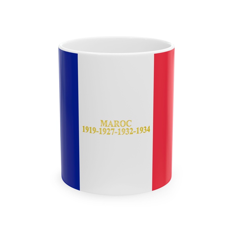 15e regiment de tirailleurs algeriens – drapeau (France) White Coffee Mug