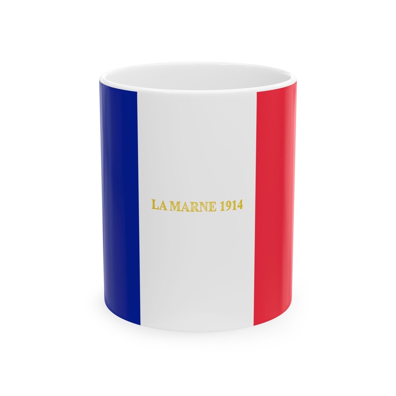 271e regiment dinfanterie – drapeau (France) White Coffee Mug